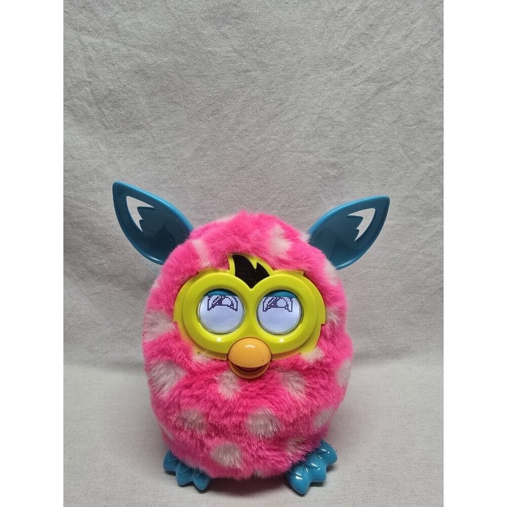 Hasbro FURBY Boom Interactive Toy Pink And White- Tested